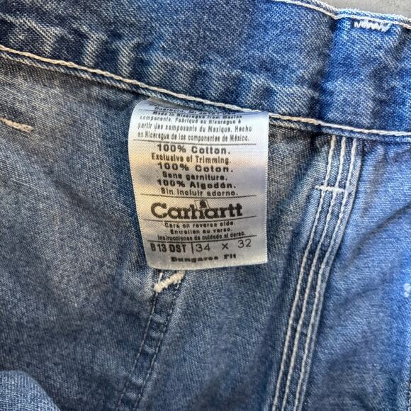 vintage carhartt dungaree fit carpenter jeans - Picture 5 of 5